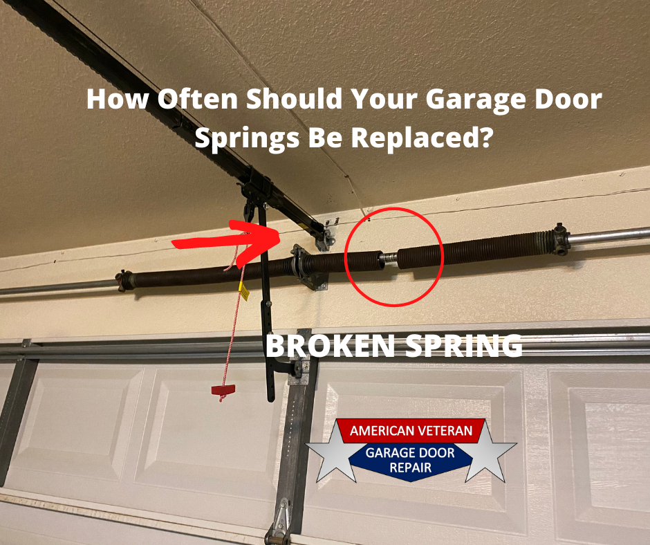 Garage Door Springs Be Replaced, How To Adjust Garage Door Springs And Cables