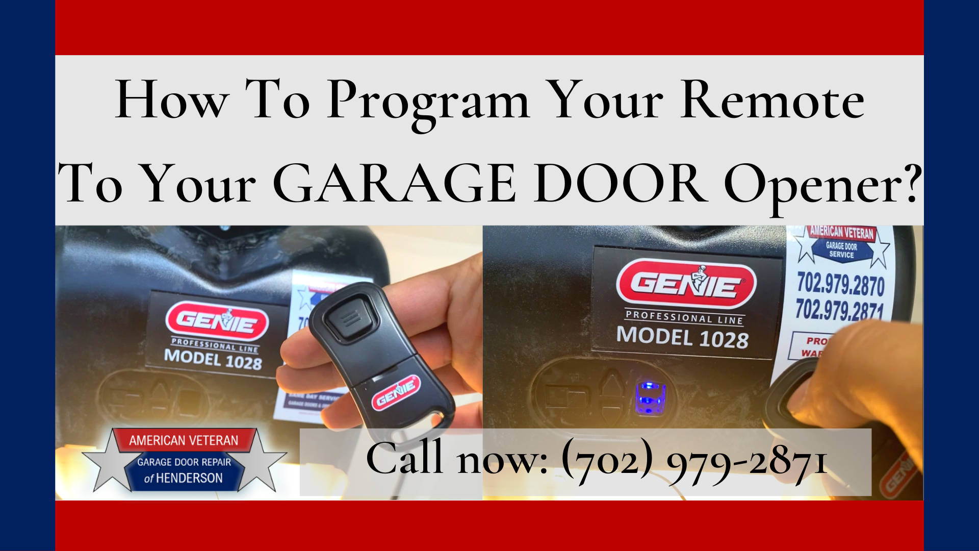 How To Program Your Garage Door To Your Garage Door Opener