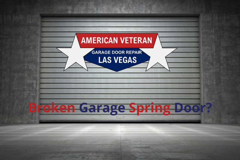 Broken Garage Spring Door is Las Vegas?