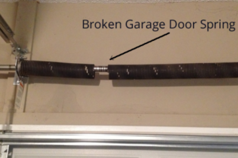 Broken Garage door Spring